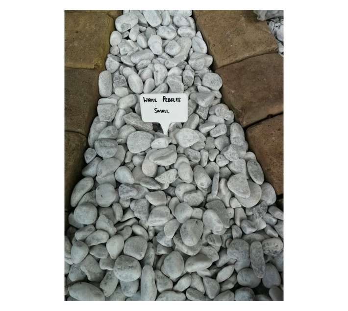 Pebble City Pebbles - White