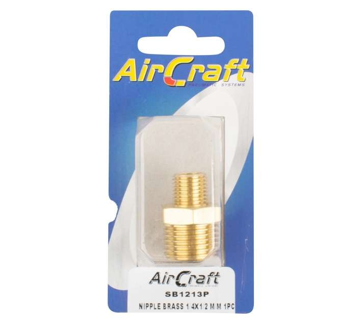 AirCraft Brass Nipple (1/4 - 1/2 Inch)