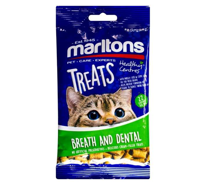 Marltons Healthy Center Breath and Dental Cat Treat (50g)
