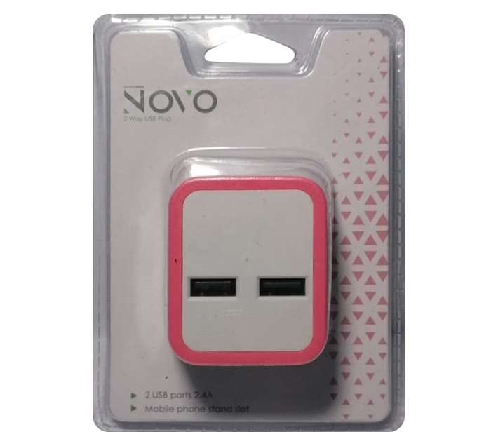 PowerWorx USB Charging Adaptor - Pink