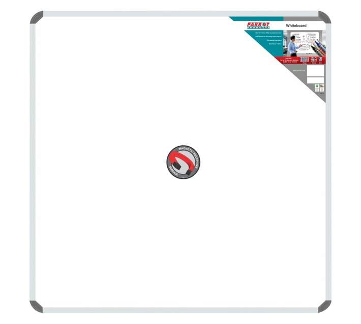 Parrot Products BD0944 Magnetic Whiteboard (1000 x 1000mm)