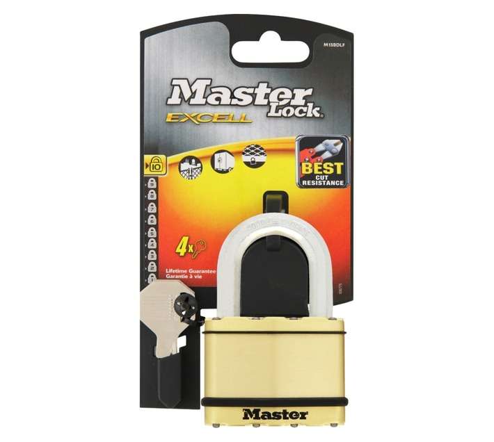 Master Lock Excell Padlock - Laminated Oct (64mm)