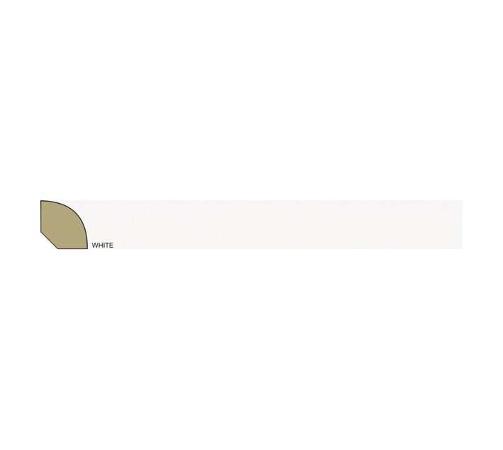 Kronotex Quarter Round Moulding - White (20 x 12 x 2700mm)