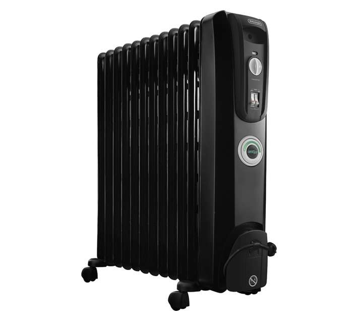 Delonghi KH771225CB 12 Fin Oil Heater - Black (2500w)