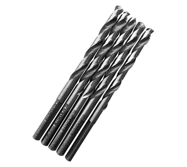 Blacksmith 4.0mm Metal Drill Bit Bshank (5 piece)