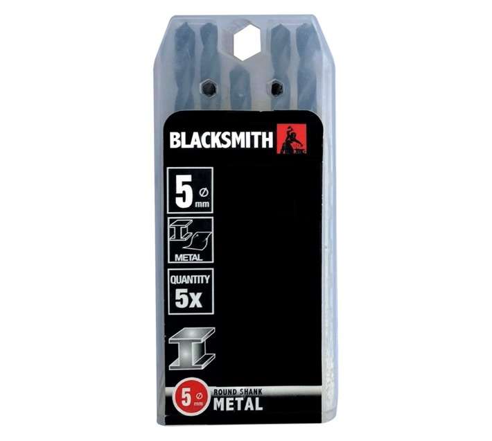 Blacksmith 5.0mm HSS Drill Bit (5 piece)