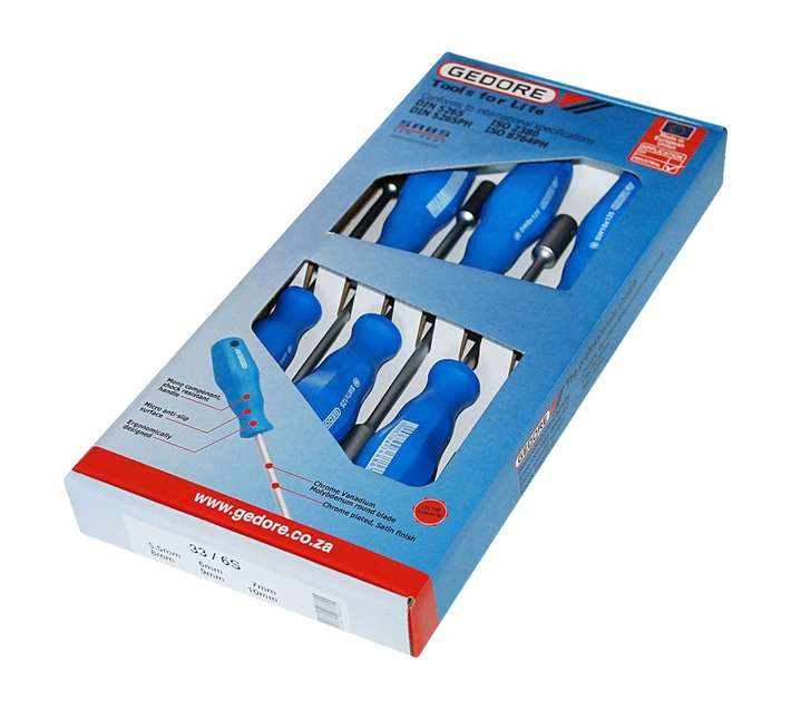 Gedore Nut Driver Set 33/65 6pce