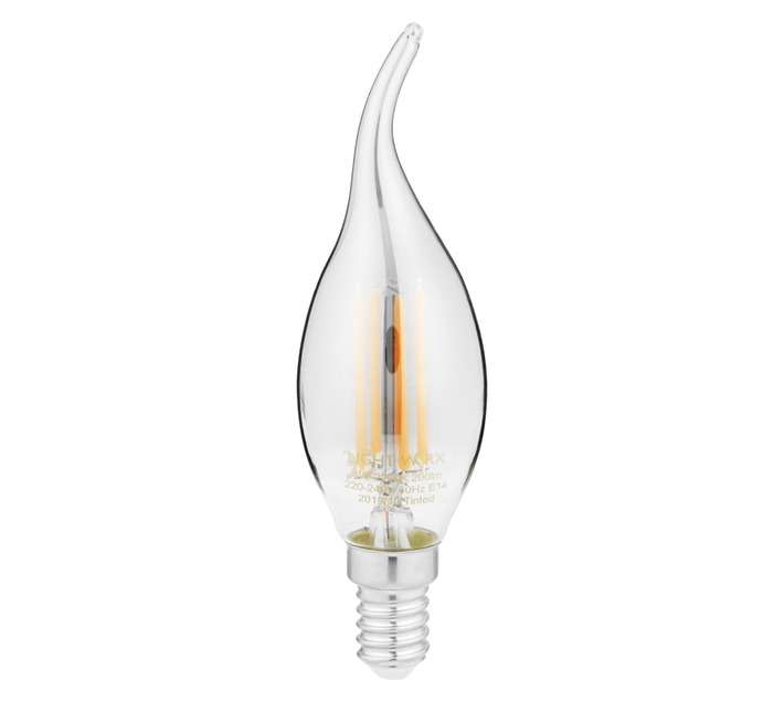 Lightworx E14 Filament Tip LED Bulb - Smokey (4W)