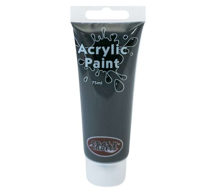 Acrilex Craft Acrylic Paint - Black (75ml)