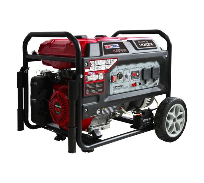 Gentech Honda Petrol Generator (7kVA) - Red/Black