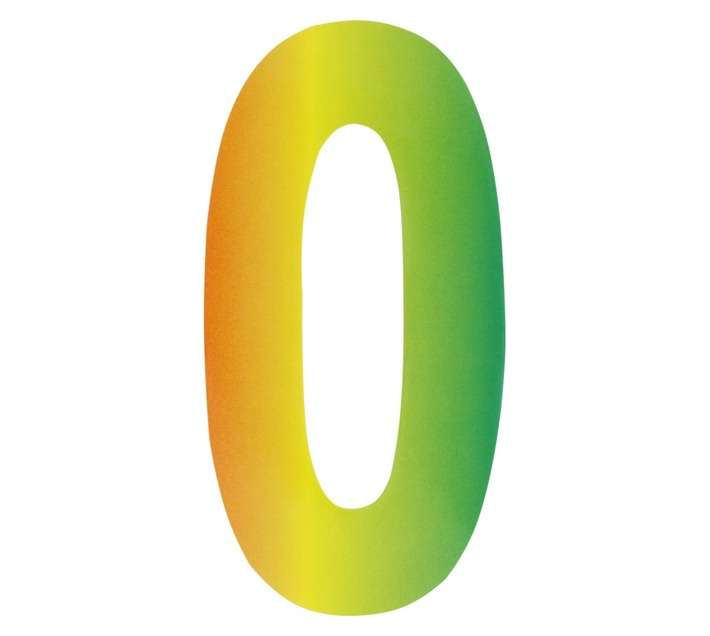 Inta Safety Number It Numeral 0 Rainbow