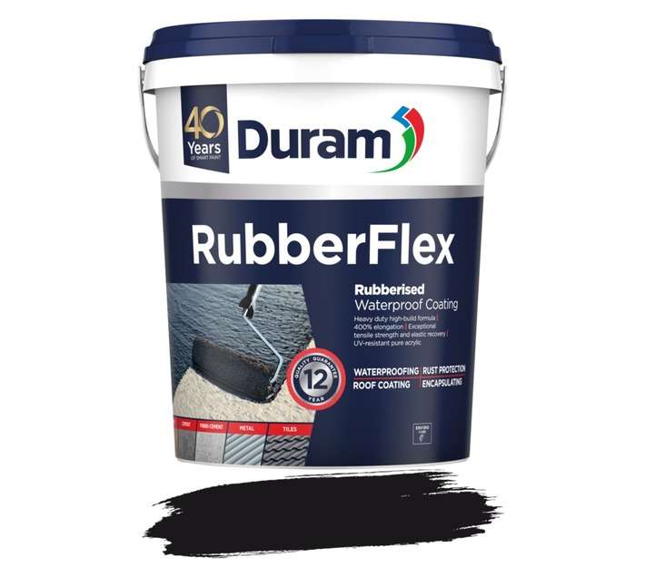 Duram Rubberflex Waterproofing - Black (20L)