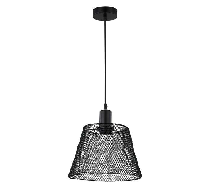 Bright Star Lighting 1 Light Mesh Pendant - Black (35W)
