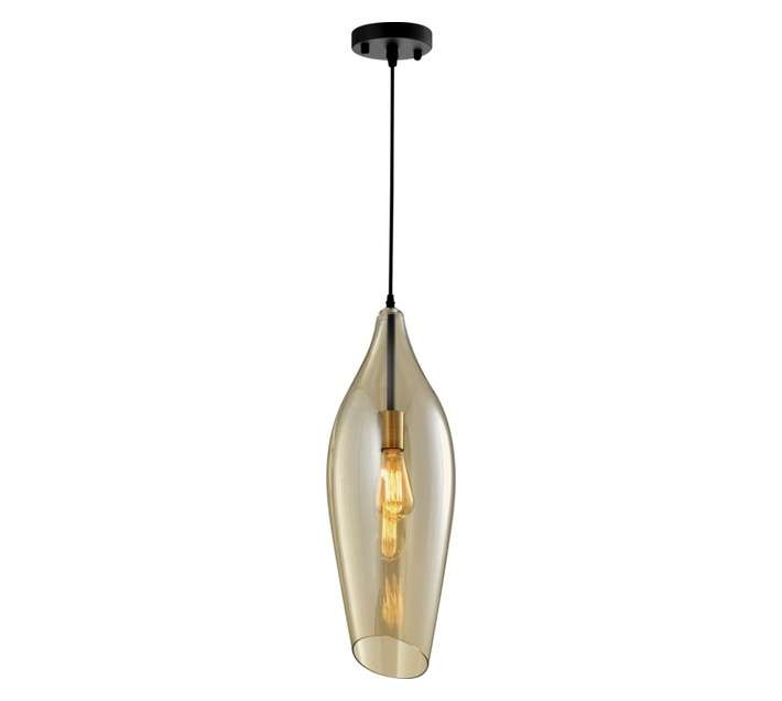 Bright Star Lighting Large Cognac Glass Pendant (60W)