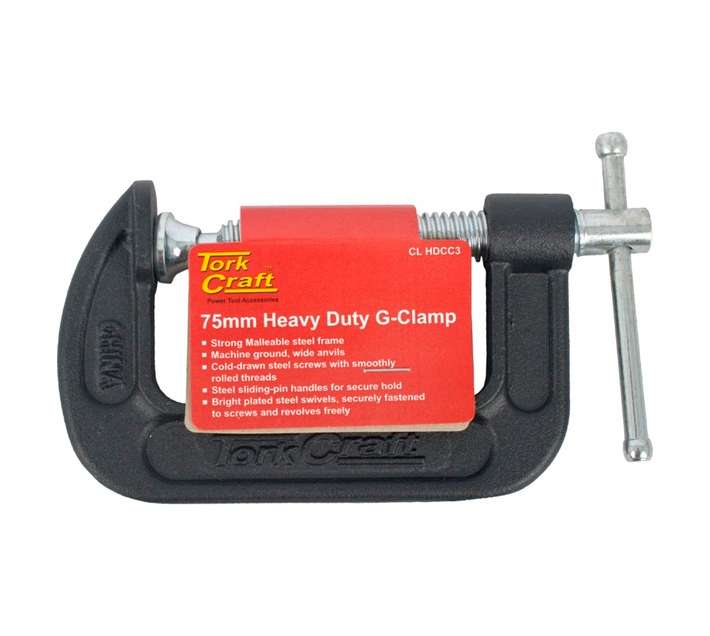 Tork Craft Heavy-Duty G Clamp (75mm)