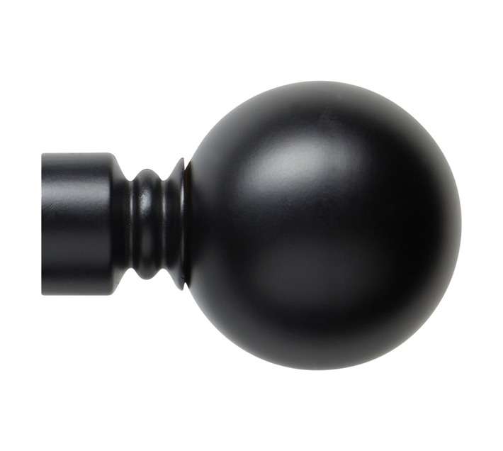 Plastic Ball Finial - Black (25mm)