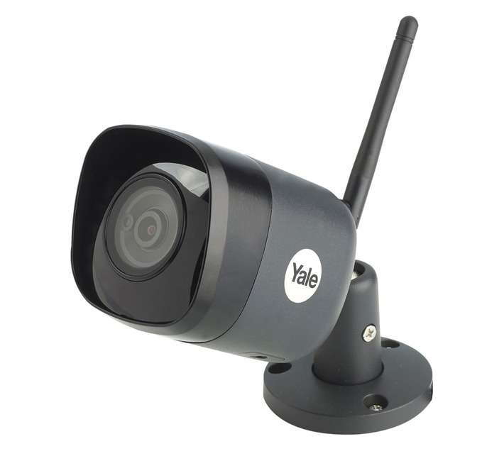 Yale SV-DB4MX-B Outdoor Wifi Camera - Black/White (132 x 135 x 282mm)