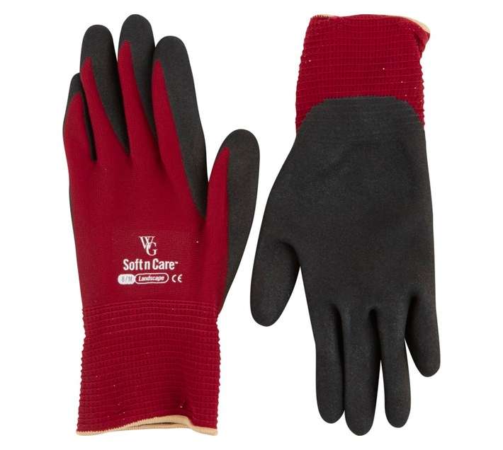 Towa Medium Landscape Garden Glove - Burgundy (Size 8)