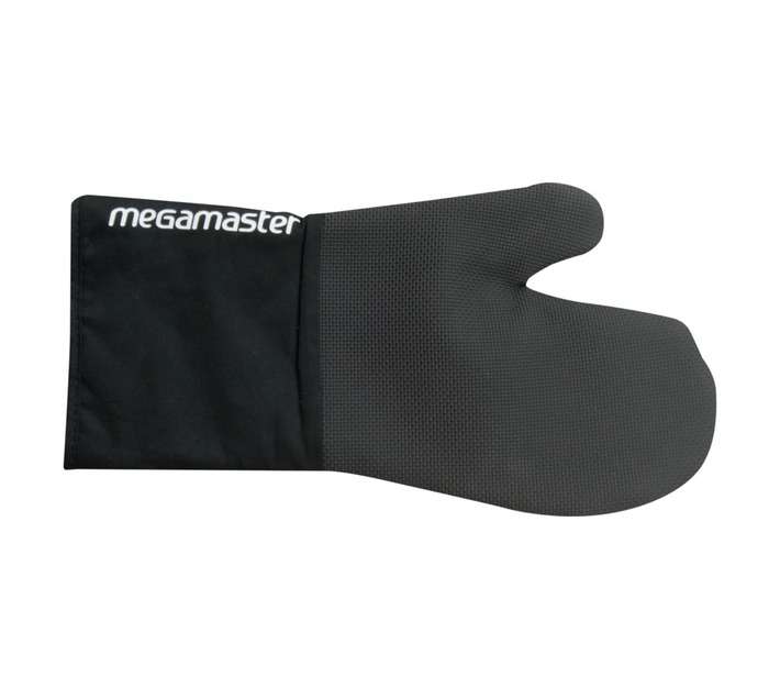 Megamaster BA0354 Heavy Duty Braai Gloves - Black (190 x 345 x 15mm)