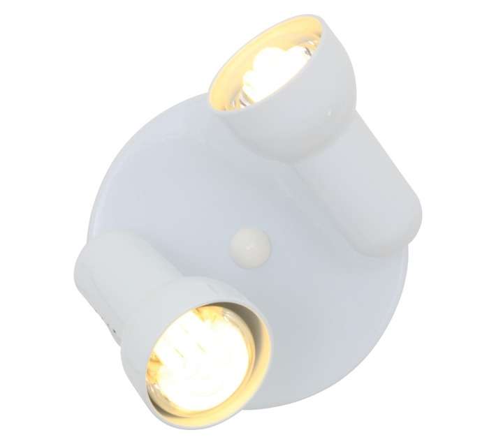 Eurolux S313W R63 Turbo 2 Light Plate Spotlight - White