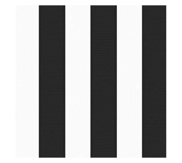 Fired Earth Broad Stripe Wallpaper - Black (10m x 530mm)
