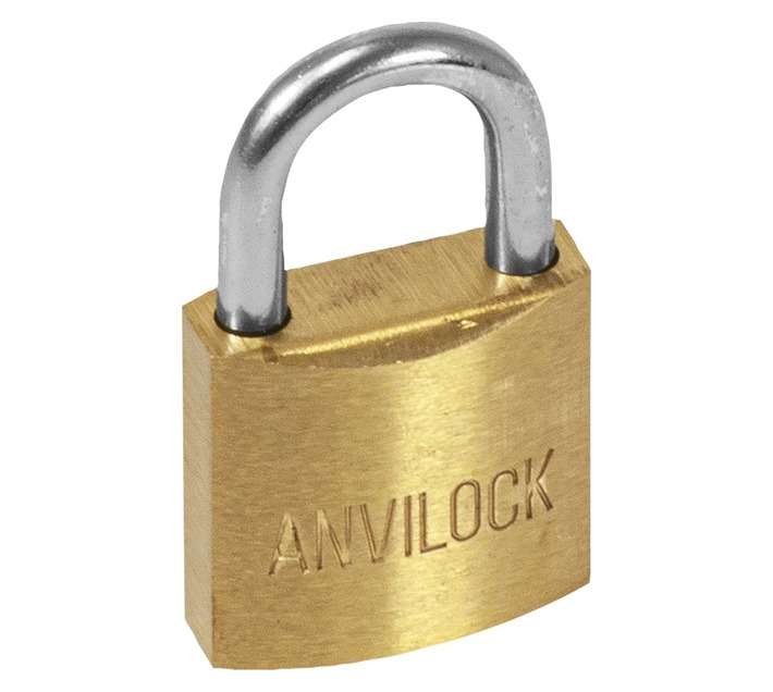 Anvilock Brass Padlock (20mm)