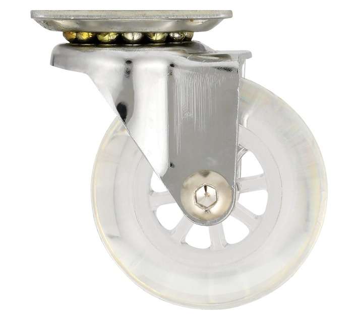Hillaldam 870100 Transparent Plated Castor (50mm)