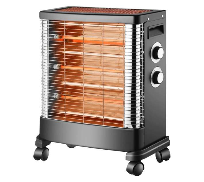 Goldair GQH-1980 Quartz Bar Heater - Black (2400W)