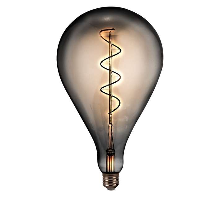Design House LED Pear Large E27 - Smokey (4W)