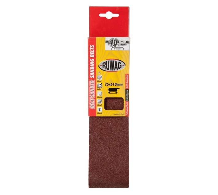 Ruwag P40 Sanding Belts (60 x 400mm)