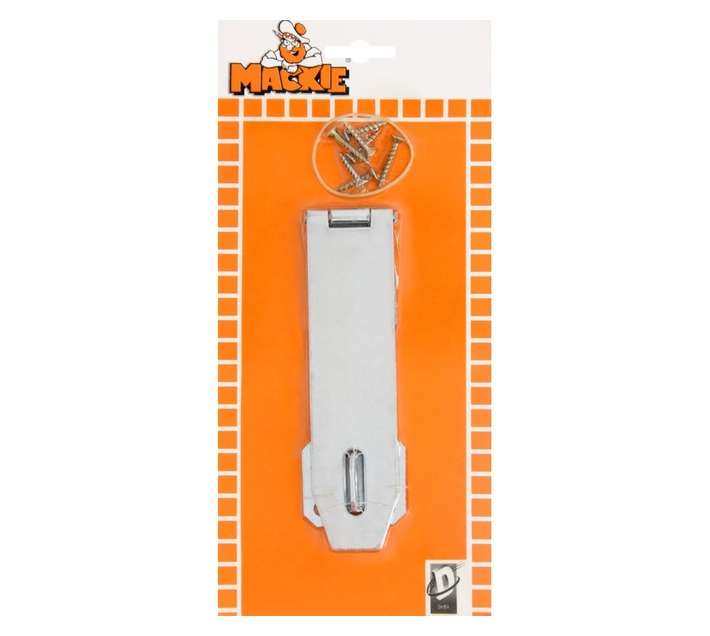 Mackie Hasp and Staple - Electrogalvanised (150mm)