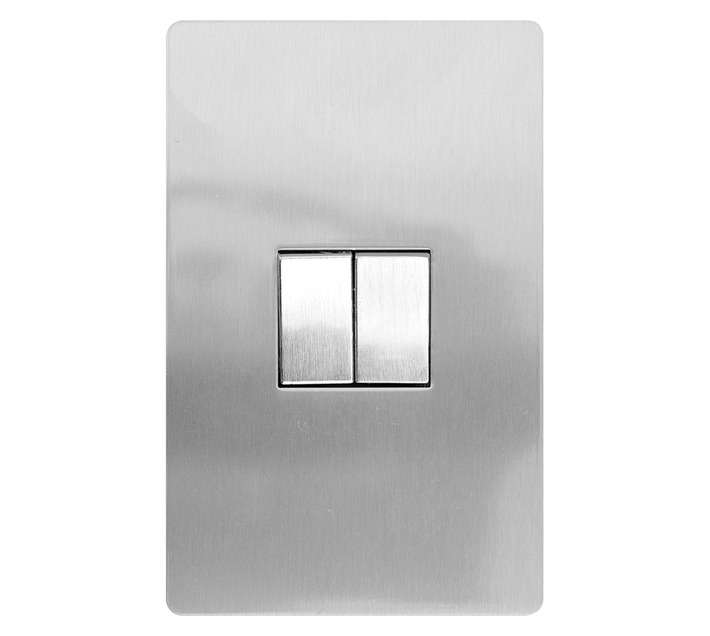 CBI 4x2 Bell Switch Module - Silver