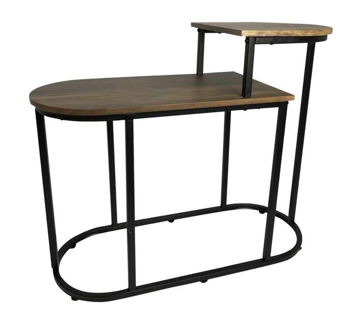 Home and Kitchen Sofa Side Table - Brown/Black