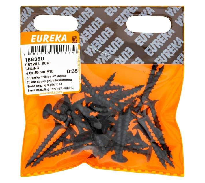 Eureka 35 x Drywall Screws (40 x 4.8mm)