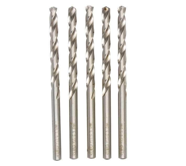 Ruwag 5mm Industrial Metal Drill Bits (5 Pack)