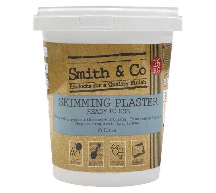 Smith and Co Skimming Plaster - White (10L)