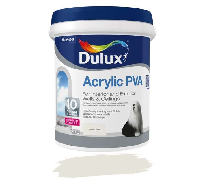 Dulux Acrylic PVA - Morning Orchid (20L)