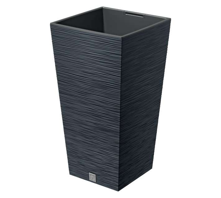 Prosperplast Furu Square Pot - Anthracite (345 x 345 x 660mm)