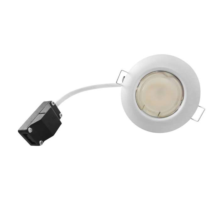Light Worx 8 x Round Downlight Bulbs - White (4W)