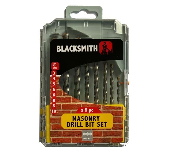Blacksmith Masonry Drill Bit Set (3/10mm)