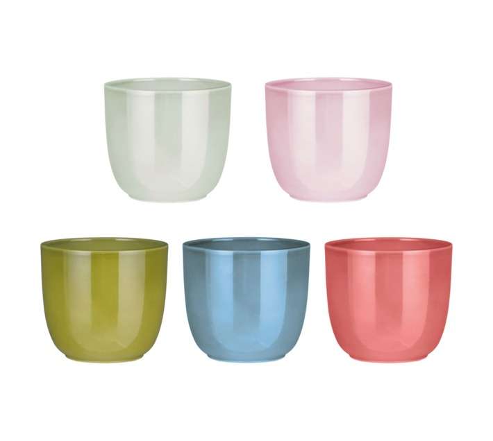 First Dutch Brands Tusca Ceramic Pot - Assorted (140 x 145mm)