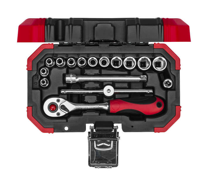 Gedore Red 16 Piece 1/4 Socket Set (190 x 110 x 60mm)