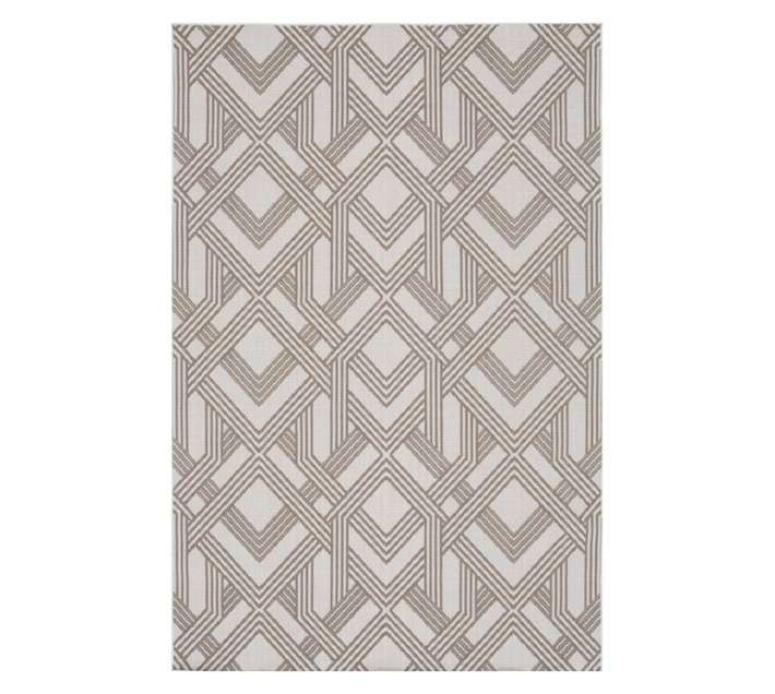 Stefano and Co Geometric Reduce Rug - Black/Grey (2300 x 1600mm)