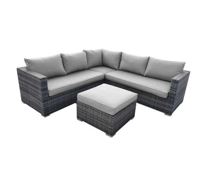 Design House Genoa Sofa Set - Grey