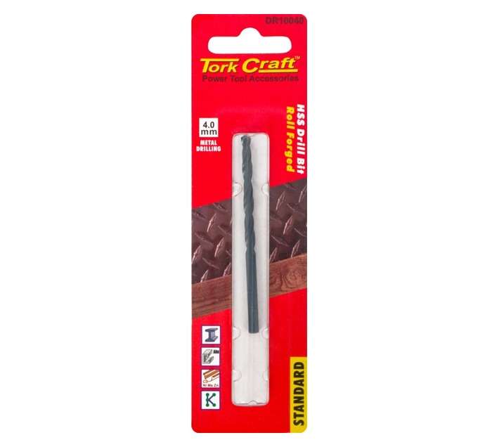 Tork Craft HSS Standard Drill Bit (4mm)