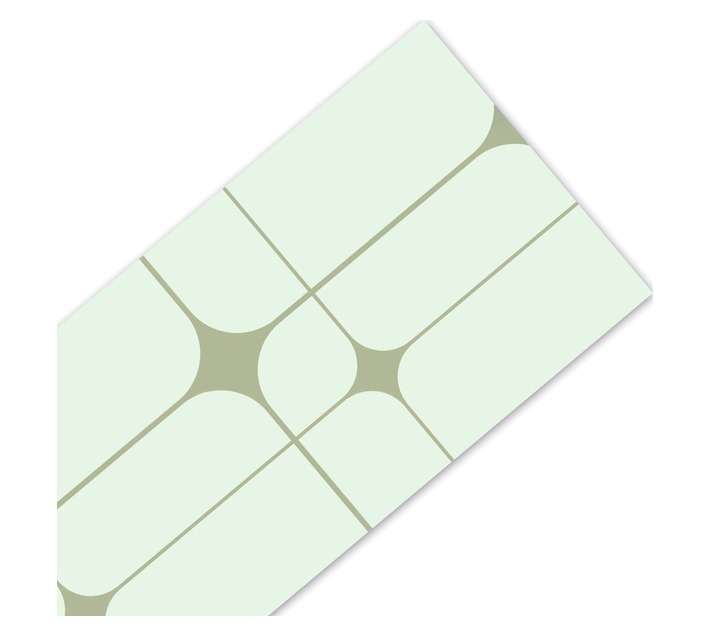 Upper Edge PVC Ceiling - Silver Stars (3900 x 300 x 6mm)