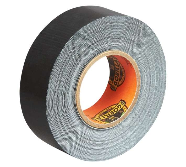 Gorillaglue Tape Handy Rolls - Black (9.14m)