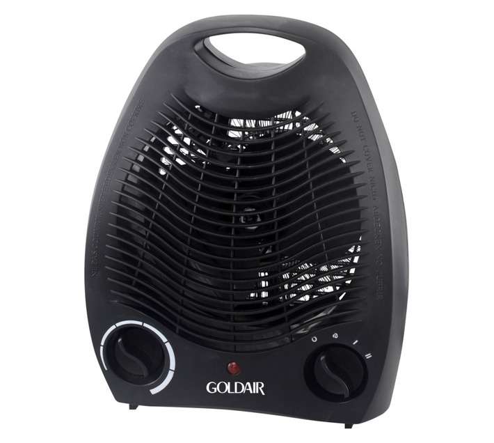 Goldair Upright Fan Heater - Black (2000w)