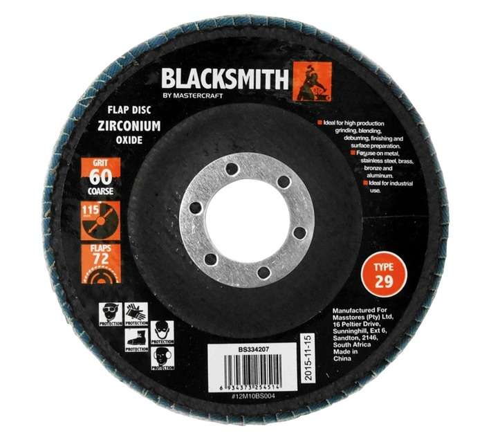 Blacksmith Zir Oxide 72f Flap Disc 60 Grit