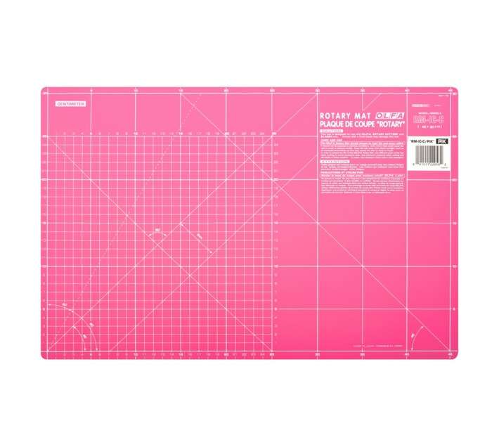 Olfa Rotary Metric and Inch Double Sided Cutting Mat (450 x 300mm)